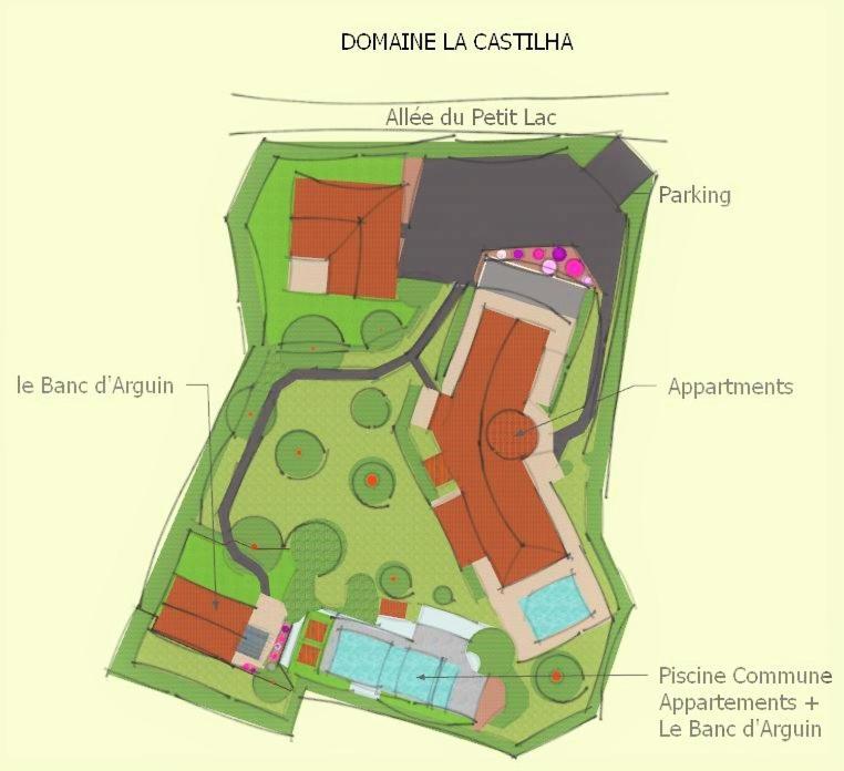 Domaine La Castilha Lägenhet Biscarrosse Rum bild
